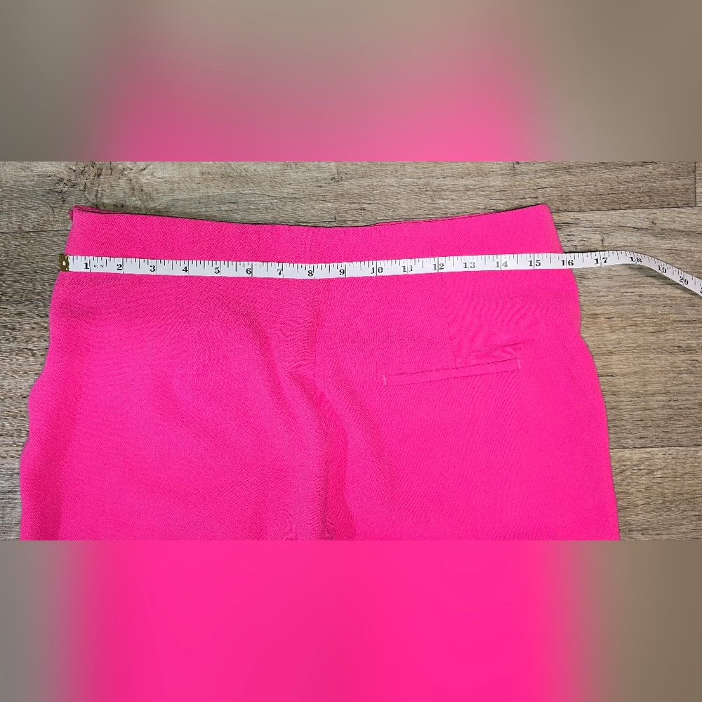 Zara Vibrant Pink Cropped Pants - Picture 4 of 11